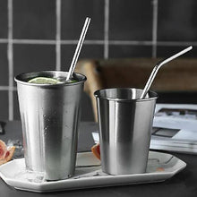 Reusable Stainless Steel Straws with Case for Drinking (4 Pc, Eco-Friendly)
