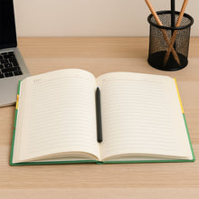 Hardcover Ruled Notebook with Calendar, Diary & 160 Pages 22x16 cm (1 Pc)