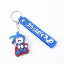Cute Silicone 3D Key Chain with Metal Hook & Strap (Pack of 1)