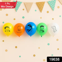 Assorted Design Printed Party Latex Balloons
